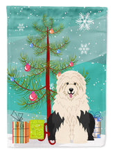 Load image into Gallery viewer, Merry Christmas Tree Old English Sheepdog Garden Flag - Outdoor Decorative Yard Flag BB4221GF