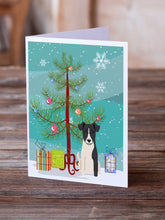 Load image into Gallery viewer, Merry Christmas Tree Smooth Fox Terrier Greeting Cards Pack of 8