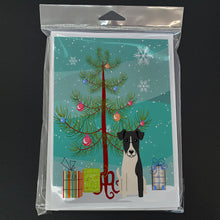 Load image into Gallery viewer, Merry Christmas Tree Smooth Fox Terrier Greeting Cards Pack of 8