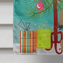 Load image into Gallery viewer, Merry Christmas Tree Pekingnese Tan Flag Canvas House Size BB4227CHF
