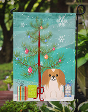 Load image into Gallery viewer, Merry Christmas Tree Pekingnese Red White Garden Flag - Outdoor Decorative Yard Flag BB4228GF