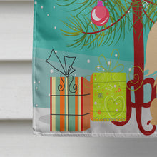 Load image into Gallery viewer, Merry Christmas Tree Pekingnese Fawn Sable Flag Canvas House Size BB4229CHF