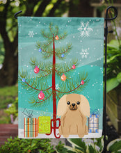 Load image into Gallery viewer, Merry Christmas Tree Pekingnese Fawn Sable Garden Flag - Outdoor Decorative Yard Flag BB4229GF