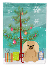 Load image into Gallery viewer, Merry Christmas Tree Pekingnese Fawn Sable Garden Flag - Outdoor Decorative Yard Flag BB4229GF