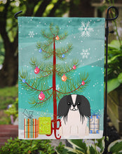 Load image into Gallery viewer, Merry Christmas Tree Pekingnese Black White Garden Flag - Outdoor Decorative Yard Flag BB4230GF