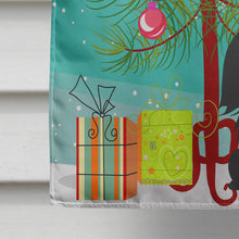 Load image into Gallery viewer, Merry Christmas Tree Pekingnese Black Flag Canvas House Size BB4232CHF