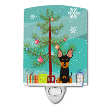 Load image into Gallery viewer, Merry Christmas Tree English Toy Terrier Ceramic Night Light BB4234CNL