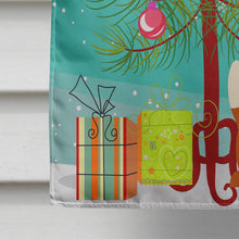 Load image into Gallery viewer, Merry Christmas Tree English Foxhound Flag Canvas House Size BB4235CHF
