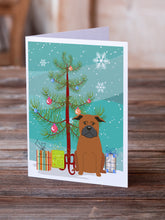 Load image into Gallery viewer, Merry Christmas Tree Chinese Chongqing Dog Greeting Cards Pack of 8