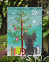 Load image into Gallery viewer, Merry Christmas Tree Chinese Crested Black Garden Flag - Outdoor Decorative Yard Flag BB4237GF
