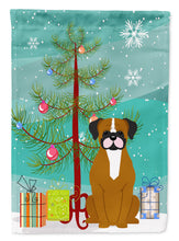 Load image into Gallery viewer, Merry Christmas Tree Flashy Fawn Boxer Garden Flag - Outdoor Decorative Yard Flag BB4241GF
