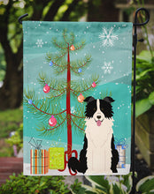 Load image into Gallery viewer, Merry Christmas Tree Border Collie Black White Garden Flag - Outdoor Decorative Yard Flag BB4243GF