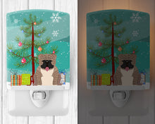 Load image into Gallery viewer, Merry Christmas Tree English Bulldog Grey Brindle  Ceramic Night Light BB4251CNL