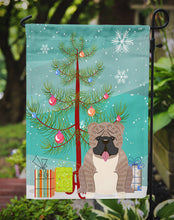 Load image into Gallery viewer, Merry Christmas Tree English Bulldog Grey Brindle  Garden Flag - Outdoor Decorative Yard Flag BB4251GF