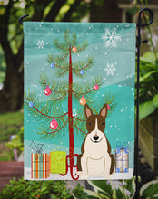 Load image into Gallery viewer, Merry Christmas Tree Bull Terrier Dark Brindle Garden Flag - Outdoor Decorative Yard Flag BB4261GF