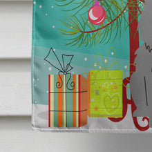 Load image into Gallery viewer, Merry Christmas Tree Chow Chow Blue Flag Canvas House Size BB4264CHF