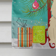 Load image into Gallery viewer, Merry Christmas Tree Chow Chow White Flag Canvas House Size BB4265CHF
