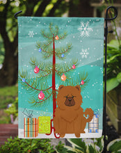 Load image into Gallery viewer, Merry Christmas Tree Chow Chow Red Garden Flag - Outdoor Decorative Yard Flag BB4267GF