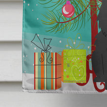 Load image into Gallery viewer, Merry Christmas Tree Chow Chow Black Flag Canvas House Size BB4268CHF