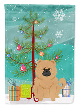 Load image into Gallery viewer, Merry Christmas Tree Chow Chow Cream Garden Flag - Outdoor Decorative Yard Flag BB4269GF