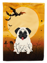 Load image into Gallery viewer, Halloween Pug Cream Flag Canvas House Size BB4270CHF