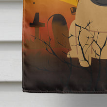 Load image into Gallery viewer, Halloween Pug Brown Flag Canvas House Size BB4273CHF