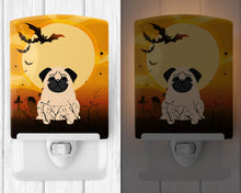 Load image into Gallery viewer, Halloween Pug Fawn Ceramic Night Light BB4274CNL