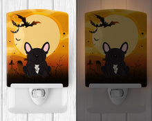 Load image into Gallery viewer, Halloween French Bulldog Brindle Ceramic Night Light BB4275CNL