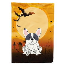 Load image into Gallery viewer, Halloween French Bulldog Piebald Flag Canvas House Size BB4277CHF