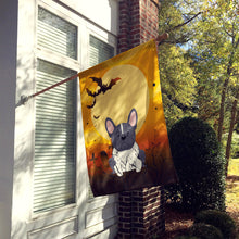 Load image into Gallery viewer, Halloween French Bulldog Black White Flag Canvas House Size BB4278CHF