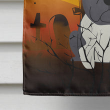Load image into Gallery viewer, Halloween French Bulldog Black White Flag Canvas House Size BB4278CHF