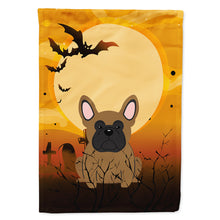 Load image into Gallery viewer, Halloween French Bulldog Brown Flag Canvas House Size BB4279CHF
