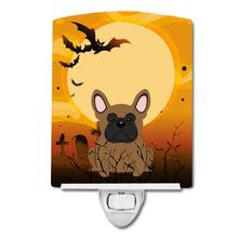 Load image into Gallery viewer, Halloween French Bulldog Brown Ceramic Night Light BB4279CNL