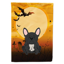 Load image into Gallery viewer, Halloween French Bulldog Black Flag Canvas House Size BB4280CHF