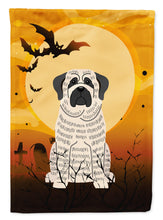 Load image into Gallery viewer, Halloween Mastiff Brindle White Flag Canvas House Size BB4282CHF