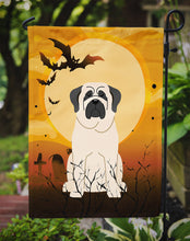 Load image into Gallery viewer, Halloween Mastiff White Garden Flag - Outdoor Decorative Yard Flag BB4283GF