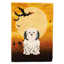 Load image into Gallery viewer, Halloween Lowchen Flag Canvas House Size BB4285CHF