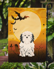 Load image into Gallery viewer, Halloween Lowchen Garden Flag - Outdoor Decorative Yard Flag BB4285GF