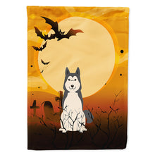 Load image into Gallery viewer, Halloween West Siberian Laika Spitz Flag Canvas House Size BB4291CHF