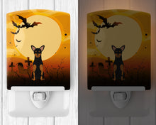 Load image into Gallery viewer, Halloween Manchester Terrier Ceramic Night Light BB4294CNL