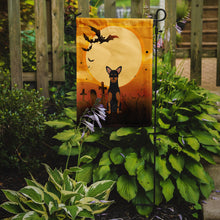 Load image into Gallery viewer, Halloween Manchester Terrier Garden Flag - Outdoor Decorative Yard Flag BB4294GF