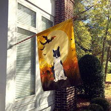 Load image into Gallery viewer, Halloween Russo-European Laika Spitz Flag Canvas House Size BB4295CHF