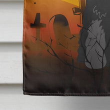Load image into Gallery viewer, Halloween Standard Schnauzer Black Flag Canvas House Size BB4298CHF