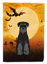 Load image into Gallery viewer, Halloween Standard Schnauzer Black Garden Flag - Outdoor Decorative Yard Flag BB4298GF