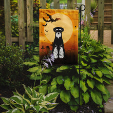 Load image into Gallery viewer, Halloween Standard Schnauzer Salt and Pepper Garden Flag - Outdoor Decorative Yard Flag BB4299GF