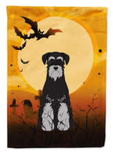 Load image into Gallery viewer, Halloween Standard Schnauzer Black Grey Garden Flag - Outdoor Decorative Yard Flag BB4300GF