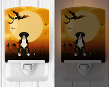 Load image into Gallery viewer, Halloween Greater Swiss Mountain Dog Ceramic Night Light BB4303CNL