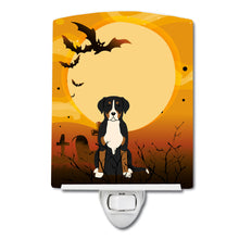 Load image into Gallery viewer, Halloween Greater Swiss Mountain Dog Ceramic Night Light BB4303CNL