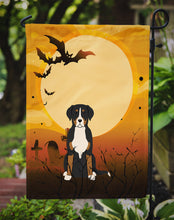 Load image into Gallery viewer, Halloween Greater Swiss Mountain Dog Garden Flag - Outdoor Decorative Yard Flag BB4303GF