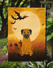 Load image into Gallery viewer, Halloween Border Terrier Garden Flag - Outdoor Decorative Yard Flag BB4305GF